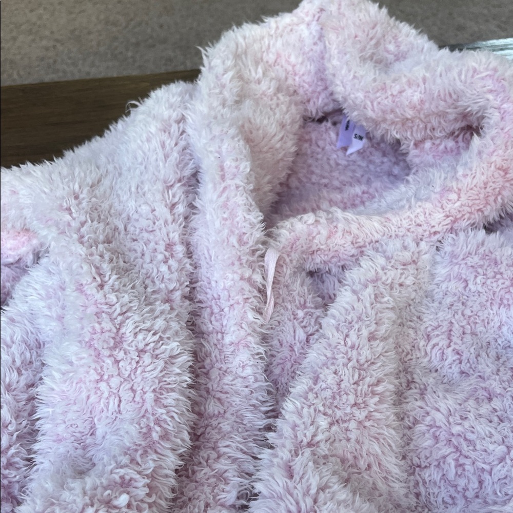 Cozy Pink Fleece Kids Jacket